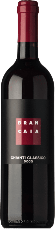 16,95 € Free Shipping | Red wine Brancaia Crianza D.O.C.G. Chianti Classico Tuscany Italy Merlot, Sangiovese Grosso Bottle 75 cl