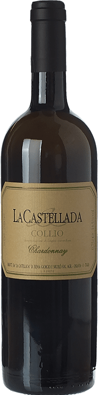 31,95 € Spedizione Gratuita | Vino bianco La Castellada D.O.C. Collio Goriziano-Collio Friuli-Venezia Giulia Italia Chardonnay Bottiglia 75 cl