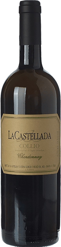 32,95 € Free Shipping | White wine La Castellada D.O.C. Collio Goriziano-Collio Friuli-Venezia Giulia Italy Chardonnay Bottle 75 cl
