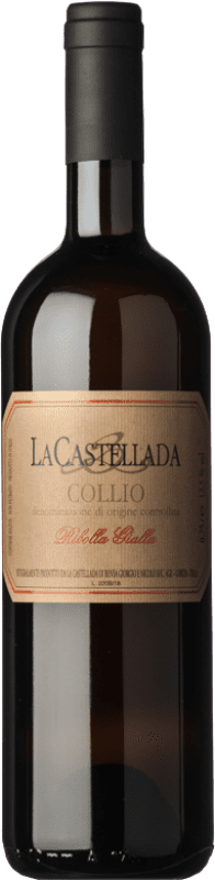 37,95 € Spedizione Gratuita | Vino bianco La Castellada D.O.C. Collio Goriziano-Collio Friuli-Venezia Giulia Italia Ribolla Gialla Bottiglia 75 cl