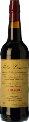 29,95 € Бесплатная доставка | Сладкое вино La Cigarrera PX Viejo D.O. Manzanilla-Sanlúcar de Barrameda Андалусия Испания Pedro Ximénez бутылка 75 cl