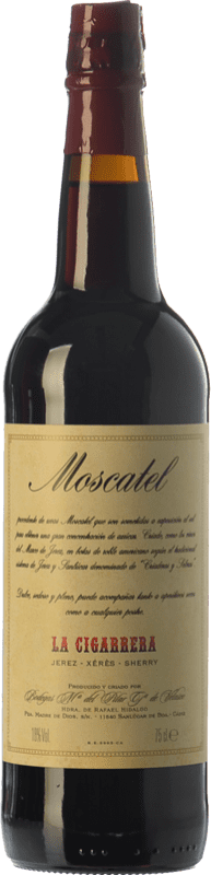 21,95 € Free Shipping | Sweet wine La Cigarrera Moscatel Viejo D.O. Manzanilla-Sanlúcar de Barrameda Andalusia Spain Muscat of Alexandria Bottle 75 cl