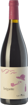 15,95 € Envío gratis | Vino Tinto La Costa Brigante I.G.T. Terre Lariane Lombardia Italia Merlot, Pinot Negro Eco — Ecológico 75 cl
