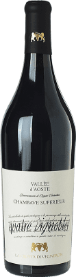 19,95 € 送料無料 | 赤ワイン La Crotta di Vegneron Quatre Vignobles D.O.C. Valle d'Aosta ヴァッレ・ダオスタ イタリア Pinot Black, Gamay, Fumin, Petit Rouge ボトル 75 cl