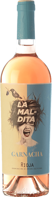 7,95 € 免费送货 | 玫瑰酒 La Maldita D.O.Ca. Rioja 拉里奥哈 西班牙 Grenache 瓶子 75 cl