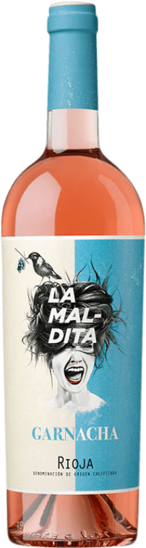 6,95 € Envío gratis | Vino rosado La Maldita D.O.Ca. Rioja La Rioja España Garnacha Botella 75 cl