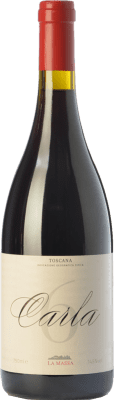 129,95 € Spedizione Gratuita | Vino rosso La Massa Carla 6 I.G.T. Toscana Toscana Italia Sangiovese Bottiglia 75 cl