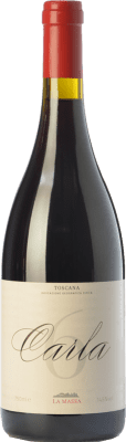 124,95 € Envío gratis | Vino tinto La Massa Carla 6 I.G.T. Toscana Toscana Italia Sangiovese Botella 75 cl