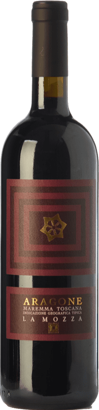 29,95 € Free Shipping | Red wine La Mozza Aragone D.O.C. Maremma Toscana Tuscany Italy Syrah, Grenache, Carignan, Sangiovese Bottle 75 cl