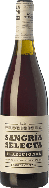10,95 € 免费送货 | 酒桑格利亚汽酒 La Prodigiosa 加泰罗尼亚 西班牙 瓶子 75 cl