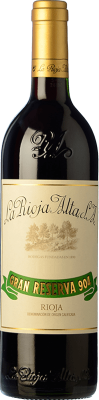 98,95 € Free Shipping | Red wine Rioja Alta 904 Grand Reserve D.O.Ca. Rioja The Rioja Spain Tempranillo, Graciano Bottle 75 cl