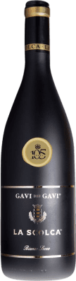 29,95 € Envío gratis | Vino blanco La Scolca Etichetta Nera D.O.C.G. Cortese di Gavi Piemonte Italia Cortese Botella 75 cl