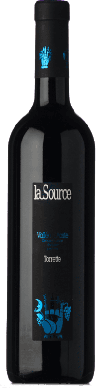 17,95 € Free Shipping | Red wine La Source Torrette D.O.C. Valle d'Aosta Valle d'Aosta Italy Fumin, Petit Rouge, Vien de Nus Bottle 75 cl