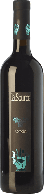 14,95 € Бесплатная доставка | Красное вино La Source D.O.C. Valle d'Aosta Валле д'Аоста Италия Cornalin бутылка 75 cl