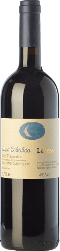 27,95 € Envio grátis | Vinho tinto La Tosa Luna Selvatica D.O.C. Colli Piacentini Emília-Romanha Itália Cabernet Sauvignon Garrafa 75 cl