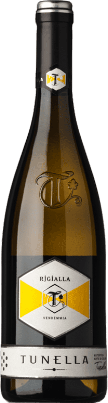 23,95 € Envio grátis | Vinho Branco La Tunella Rjgialla D.O.C. Colli Orientali del Friuli Friuli-Venezia Giulia Itália Rhoditis Garrafa 75 cl