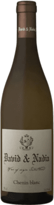 32,95 € Envio grátis | Vinho branco David & Nadia W.O. Swartland Coastal Region África do Sul Chenin Branco Garrafa 75 cl