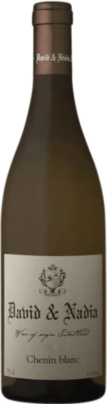 32,95 € 免费送货 | 白酒 David & Nadia W.O. Swartland Coastal Region 南非 Chenin White 瓶子 75 cl