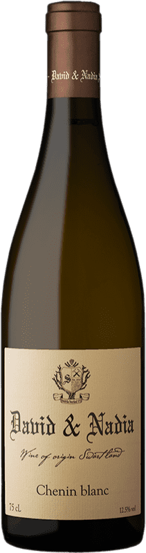 34,95 € Envío gratis | Vino blanco David & Nadia W.O. Swartland Coastal Region Sudáfrica Chenin Blanco Botella 75 cl