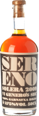 13,95 € Free Shipping | Fortified wine La Vinyeta Sereno Solera D.O. Empordà Catalonia Spain Grenache Grey Half Bottle 50 cl