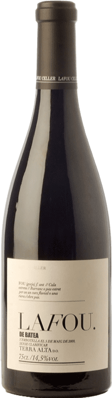 44,95 € Free Shipping | Red wine Lafou Batea Aged D.O. Terra Alta Catalonia Spain Syrah, Grenache, Cabernet Sauvignon Bottle 75 cl