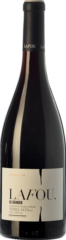 13,95 € Free Shipping | Red wine Lafou El Sender Young D.O. Terra Alta Catalonia Spain Syrah, Grenache, Morenillo Bottle 75 cl