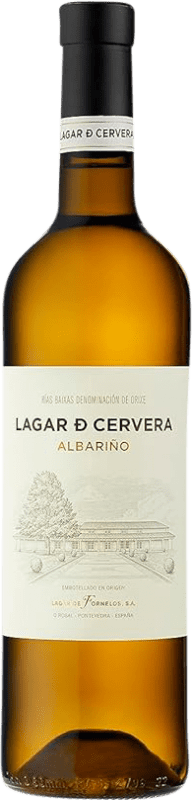 19,95 € Spedizione Gratuita | Vino bianco Lagar de Cervera D.O. Rías Baixas Galizia Spagna Albariño Bottiglia 75 cl