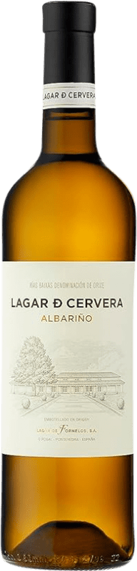 17,95 € Kostenloser Versand | Weißwein Lagar de Cervera D.O. Rías Baixas Galizien Spanien Albariño — Albarinho Flasche 75 cl