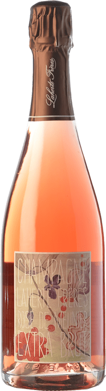 72,95 € Envio grátis | Espumante rosé Laherte Frères Rosé de Meunier A.O.C. Champagne Champagne França Pinot Meunier Garrafa 75 cl