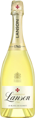 79,95 € Kostenloser Versand | Weißer Sekt Lanson Extra Âge Blanc de Blancs A.O.C. Champagne Champagner Frankreich Chardonnay Flasche 75 cl