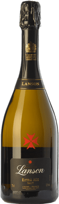 78,95 € Бесплатная доставка | Белое игристое Lanson Extra Âge Экстра-Брут A.O.C. Champagne шампанское Франция Pinot Black, Chardonnay бутылка 75 cl