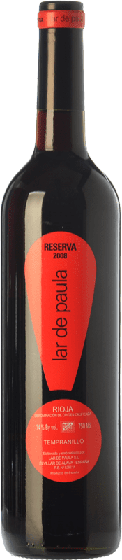 17,95 € Free Shipping | Red wine Lar de Paula Reserve D.O.Ca. Rioja The Rioja Spain Tempranillo Bottle 75 cl
