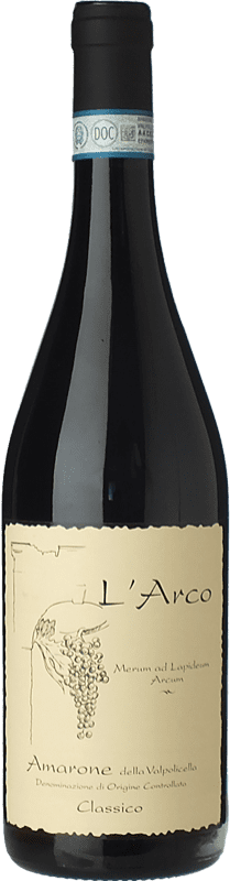 79,95 € Envoi gratuit | Vin rouge L'Arco Vini D.O.C.G. Amarone della Valpolicella Vénétie Italie Corvina, Rondinella, Molinara Bouteille 75 cl