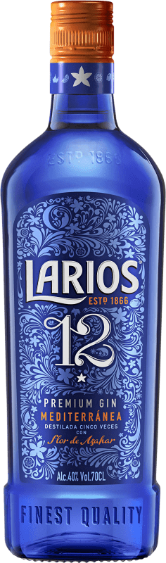 18,95 € Kostenloser Versand | Gin Larios 12 Spanien Flasche 70 cl