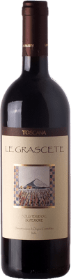 36,95 € 送料無料 | 赤ワイン Le Grascete D.O.C. Bolgheri トスカーナ イタリア Cabernet Sauvignon, Cabernet Franc ボトル 75 cl