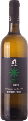 8,95 € Kostenloser Versand | Weißwein Le Lase Semia I.G.T. Lazio Latium Italien Pinot Grau, Weißburgunder Flasche 75 cl