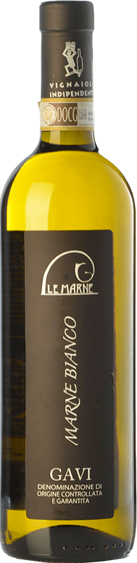 14,95 € Envio grátis | Vinho branco Le Marne Marne Bianco D.O.C.G. Cortese di Gavi Piemonte Itália Cortese Garrafa 75 cl