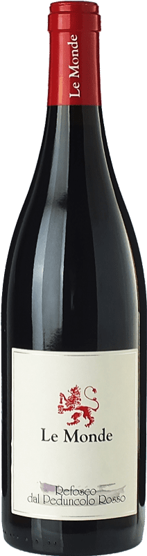 12,95 € Free Shipping | Red wine Le Monde Refosco D.O.C. Friuli Grave Friuli-Venezia Giulia Italy Riflesso dal Peduncolo Rosso Bottle 75 cl