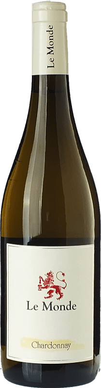 12,95 € Envio grátis | Vinho branco Le Monde D.O.C. Friuli Grave Friuli-Venezia Giulia Itália Chardonnay Garrafa 75 cl