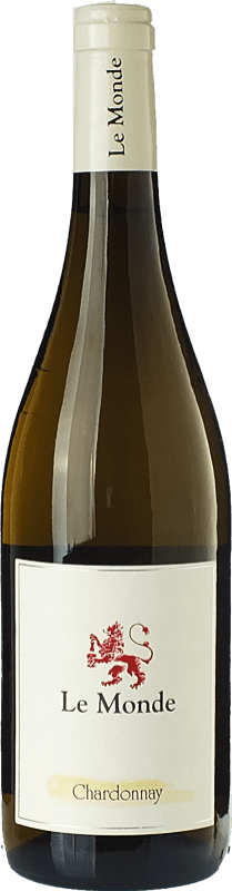 12,95 € Envío gratis | Vino blanco Le Monde D.O.C. Friuli Grave Friuli-Venezia Giulia Italia Chardonnay Botella 75 cl