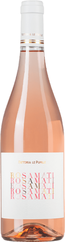 25,95 € Envio grátis | Vinho rosé Le Pupille RosaMati I.G.T. Toscana Tuscany Itália Syrah Garrafa 75 cl