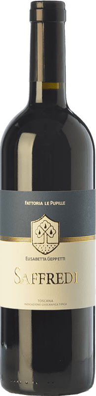102,95 € 免费送货 | 红酒 Le Pupille Saffredi D.O.C. Maremma Toscana 托斯卡纳 意大利 Merlot, Cabernet Sauvignon, Petit Verdot 瓶子 75 cl