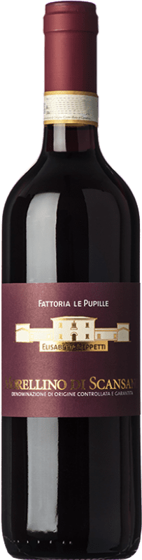 12,95 € Free Shipping | Red wine Le Pupille D.O.C.G. Morellino di Scansano Tuscany Italy Grenache, Sangiovese, Malvasia Black Bottle 75 cl