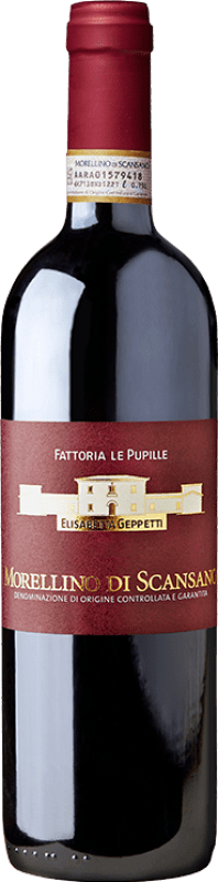 17,95 € 送料無料 | 赤ワイン Le Pupille D.O.C.G. Morellino di Scansano トスカーナ イタリア Grenache, Sangiovese, Malvasia Black ボトル 75 cl