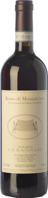 28,95 € Envío gratis | Vino tinto Le Ragnaie D.O.C. Rosso di Montalcino Toscana Italia Sangiovese Ecológico Botella 75 cl