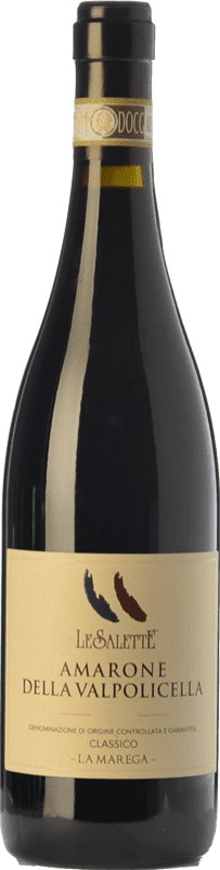 43,95 € Kostenloser Versand | Rotwein Le Salette La Marega D.O.C.G. Amarone della Valpolicella Venetien Italien Sangiovese, Corvina, Rondinella, Corvinone, Croatina, Dindarella Flasche 75 cl