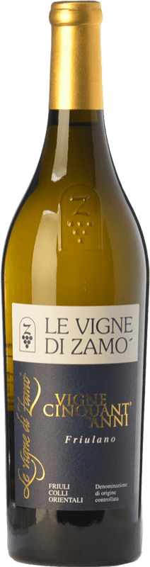25,95 € Envio grátis | Vinho branco Zamò Vigne Cinquant' Anni D.O.C. Colli Orientali del Friuli Friuli-Venezia Giulia Itália Friulano Garrafa 75 cl