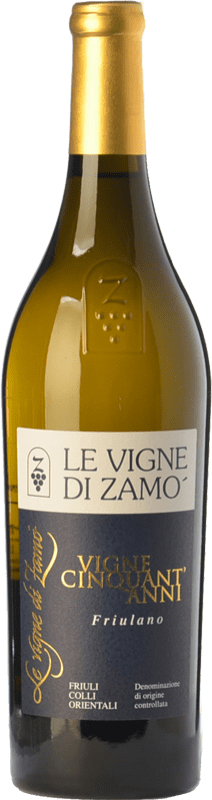 26,95 € Kostenloser Versand | Weißwein Zamò Vigne Cinquant' Anni D.O.C. Colli Orientali del Friuli Friaul-Julisch Venetien Italien Friulano 75 cl