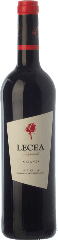 7,95 € Бесплатная доставка | Красное вино Lecea Crianza — Крианса D.O.Ca. Rioja Ла-Риоха Испания Tempranillo — Темпранильо 75 cl