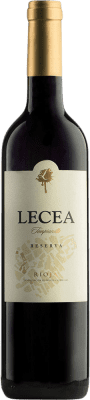 22,95 € Spedizione Gratuita | Vino Rosso Lecea Riserva D.O.Ca. Rioja La Rioja Spagna Tempranillo 75 cl